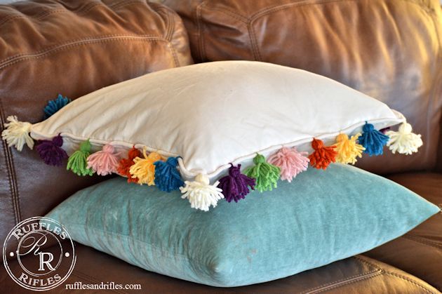 Anthro Pom-Pom Pillow 1