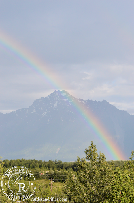 Pioneer Peak and a Rainbow