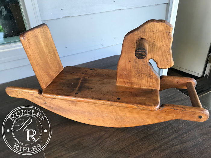 Scandinavian Rocking Horse Stained