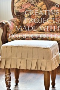 8 Creative Projects Made With Drop Cloths