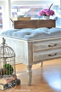 The Small Tufted Ottoman Reveal