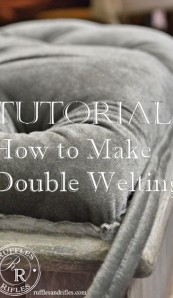 Tutorial How to Make Double Welting