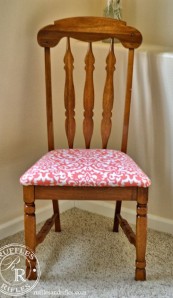 Furniture Reveal:  A Little Coral Chair