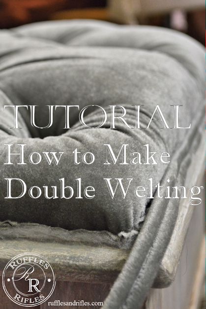 Double Welting Tutorial
