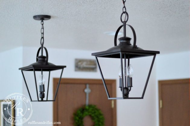 Farmhouse Pendant and Recessed Lights
