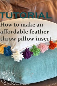 Affordable Feather Throw Pillow Inserts